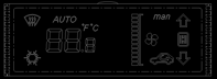LCD display replacement for Porsche 996 / Boxster 986  ACC module - 996653101, 996653101CXEFR, 996653101IXEFR, 996653101JXFFA